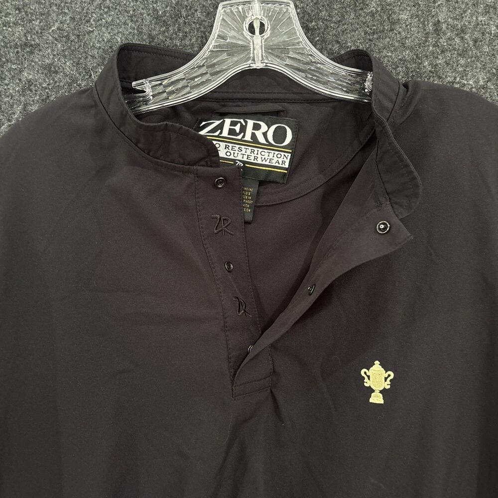 Zero Restriction Pullover Jacket Mens Medium Blac… - image 2